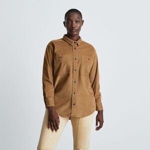 🤍everlane corduroy oversized long sleeve🤍